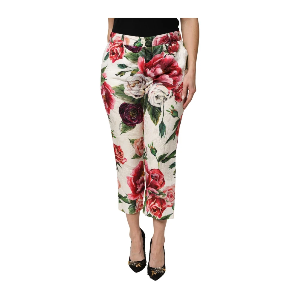 Dolce & Gabbana Women's Floral Cropped Trousers
