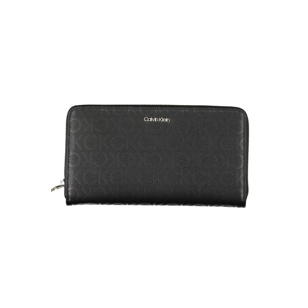 Calvin Klein Women's Black Wallets & Cardholders, One Size, Polyester Wallet