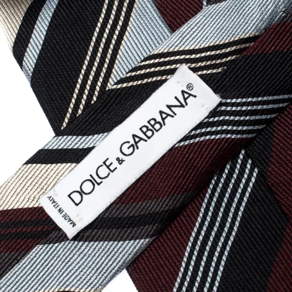 Dolce & Gabbana Pre-owned Silk home-office Multicolor Heren