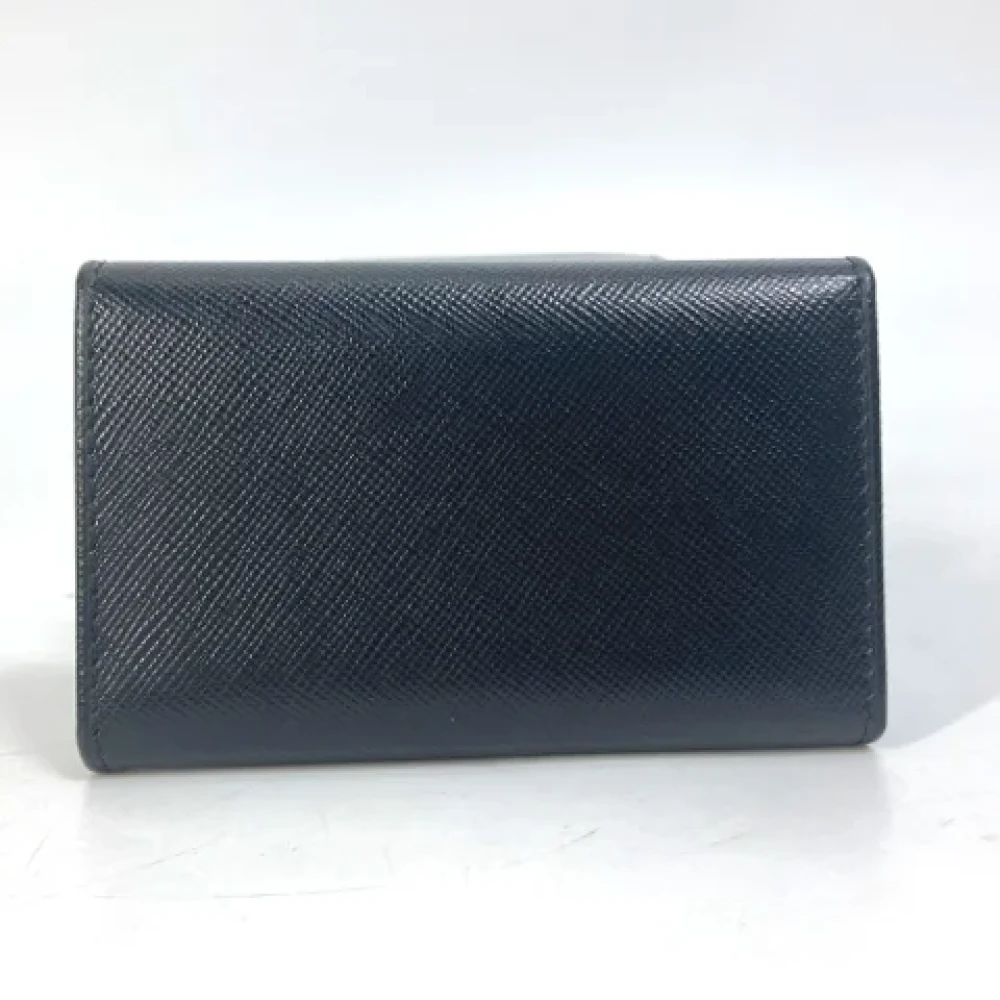Prada Vintage Pre-owned Fabric key-holders Black Dames