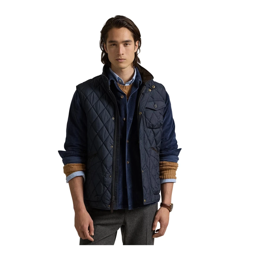 Polo Ralph Lauren Donkerblauwe Bodywarmer Vest Blue Heren