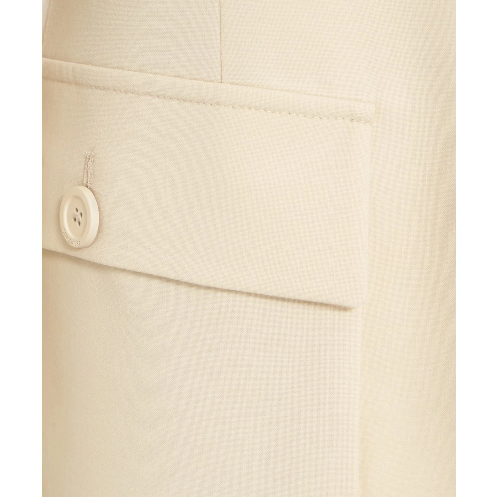 Semicouture Stijlvol Beige Fiona Blazer Beige Dames