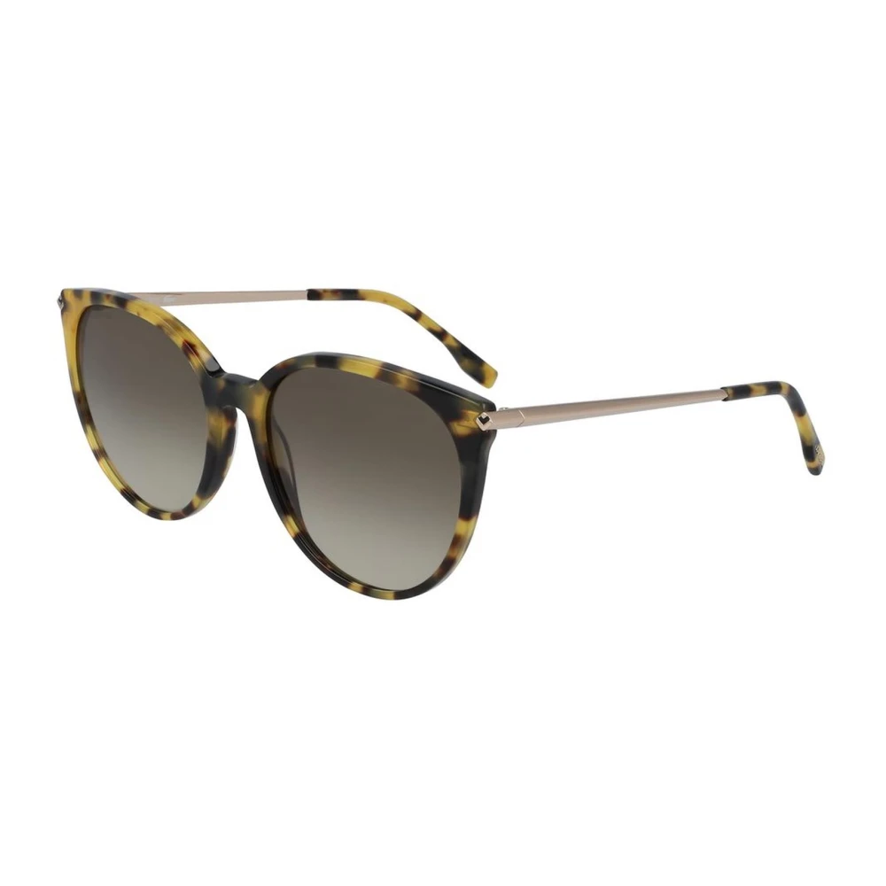 Lacoste Women's Brown Metal Uv Protection Sunglasses