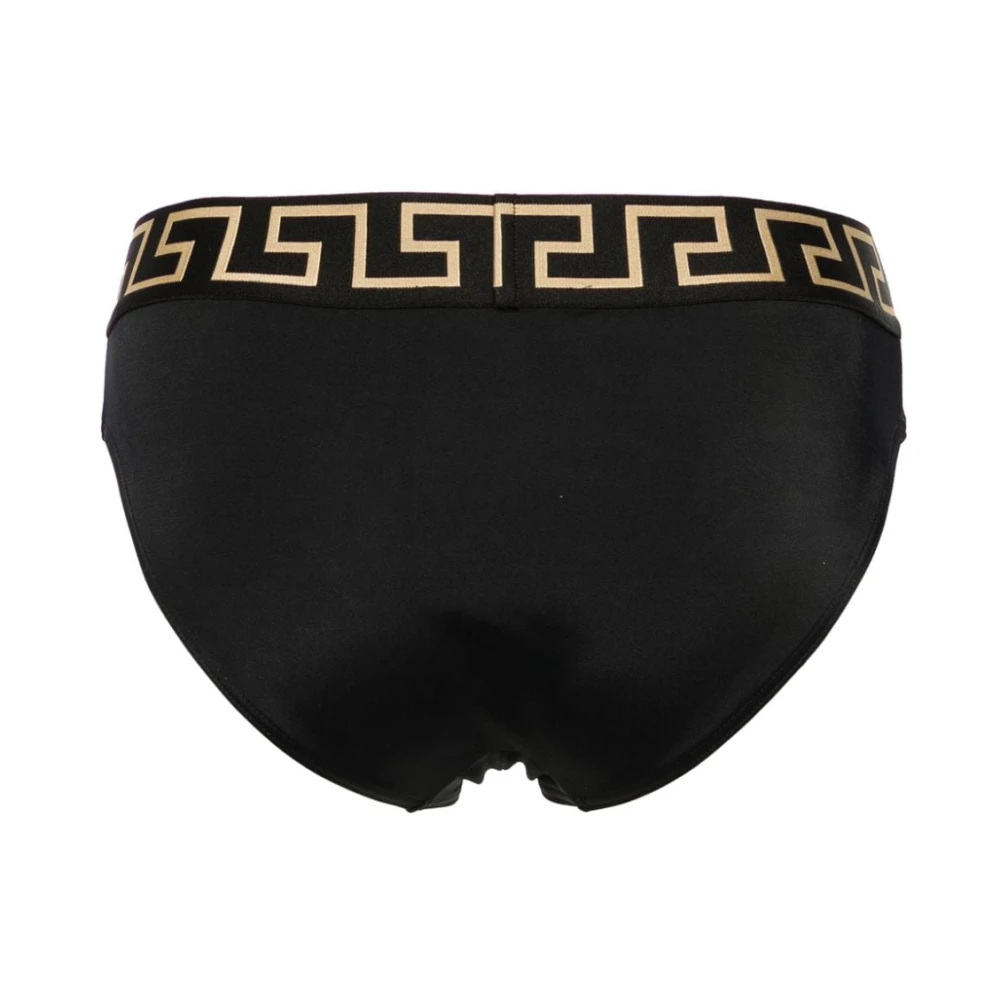 Versace Zwarte zwemkleding Aw24 Black Heren