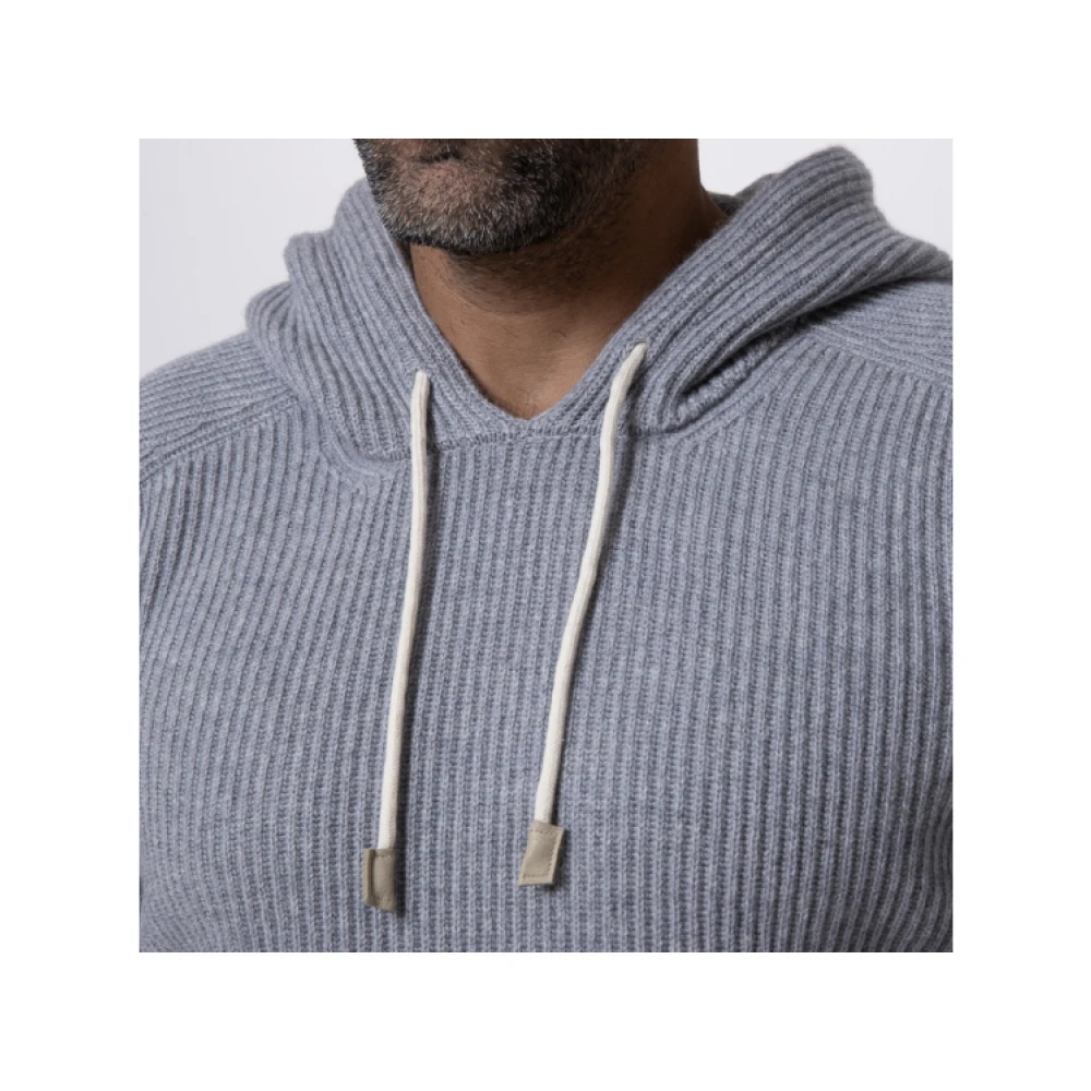 Gran Sasso Kasjmier Hoodie Gray Heren