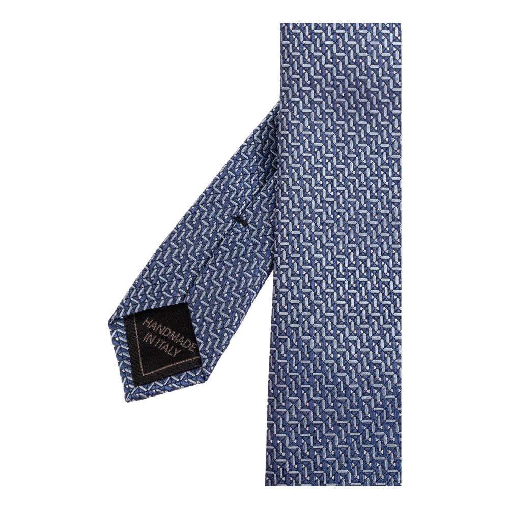 Brioni Zijden stropdas Blue Heren