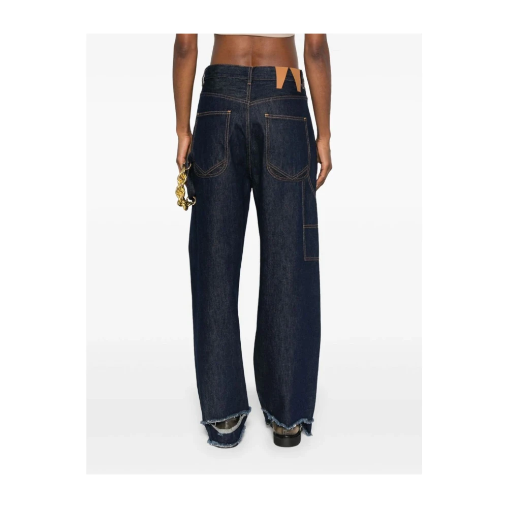 Darkpark Blauwe Denim Lisa Wijde Jeans Blue Dames