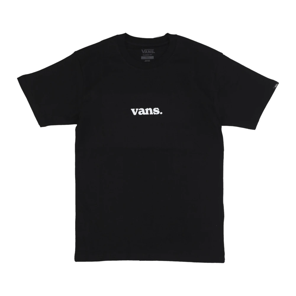 Vans Zwarte Corecase Heren Tee Korte Mouw Black Heren