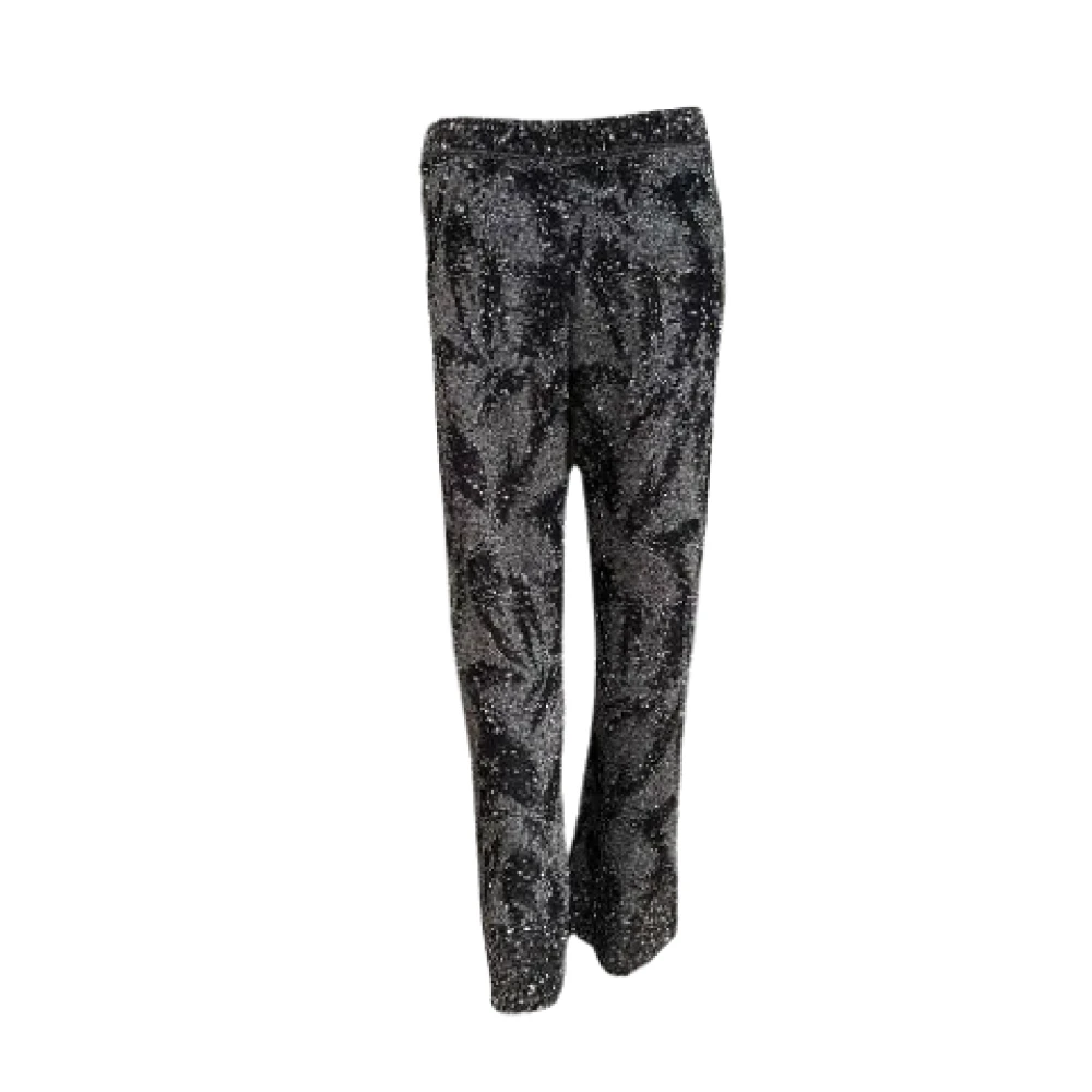 Missoni Pre-owned Polyester bottoms Black Dames