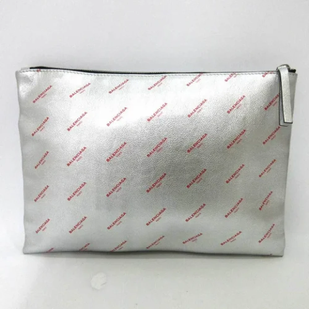 Balenciaga Vintage Pre-owned Fabric balenciaga-bags Gray Dames