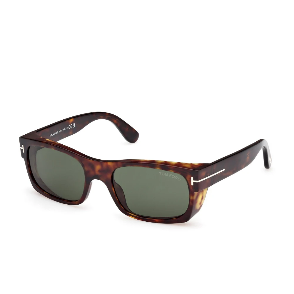 Tom Ford Brown Sunglasses, Female, 53 Mm, Rectangular Sunglasses