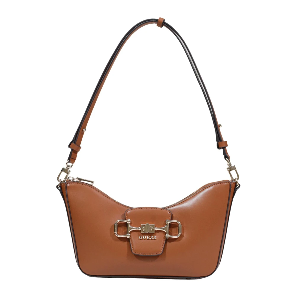 Guess Women's Brown Shoulder Bags, One Size, Janie Convertible Shoulder Bag