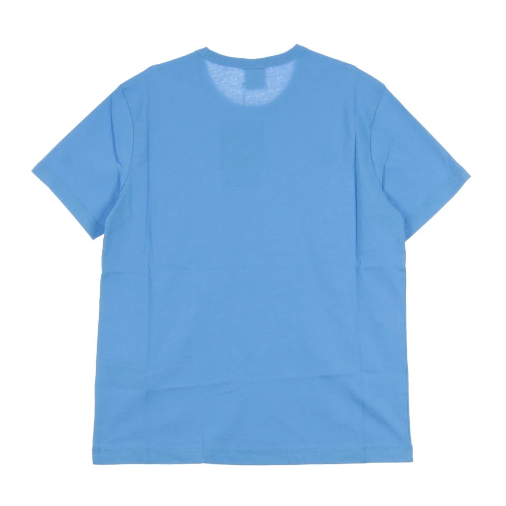 Champion Lichtblauwe Crewneck Tee Shirt Blue Heren