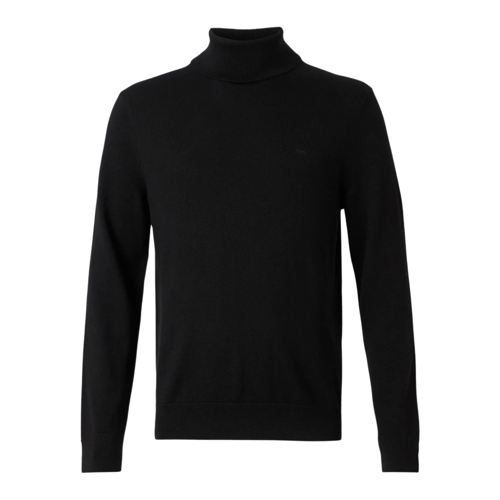 Michael Kors Men's Black Wool Turtleneck Jumper - Turtlenecks - Xs - Knitwear