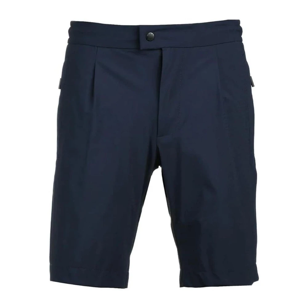 People of Shibuya Blauwe Stretch Nylon Koord Shorts Blue Heren