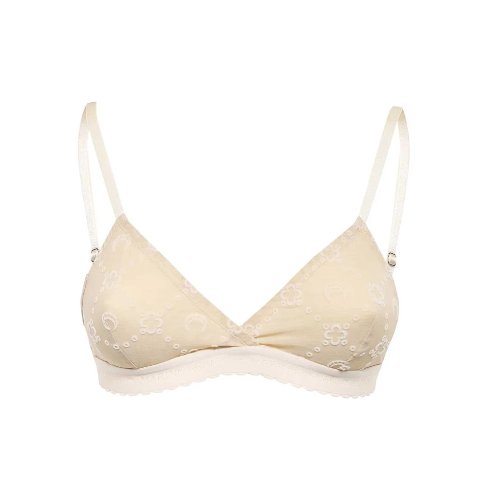 Marine Serre Stijlvolle BRA voor Modeliefhebbers Beige Dames