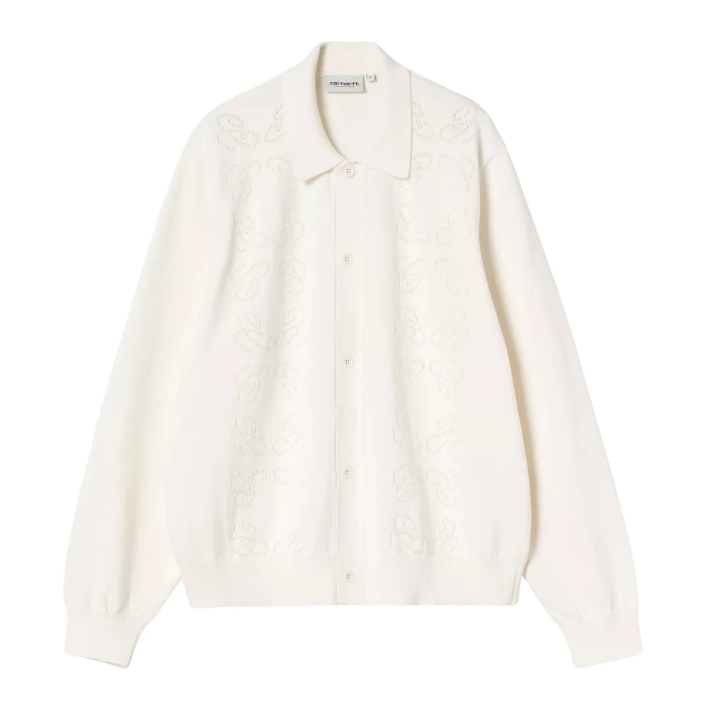 Carhartt Wip Women's Beige Signet Cardigan - Cardigans - S - Knitwear