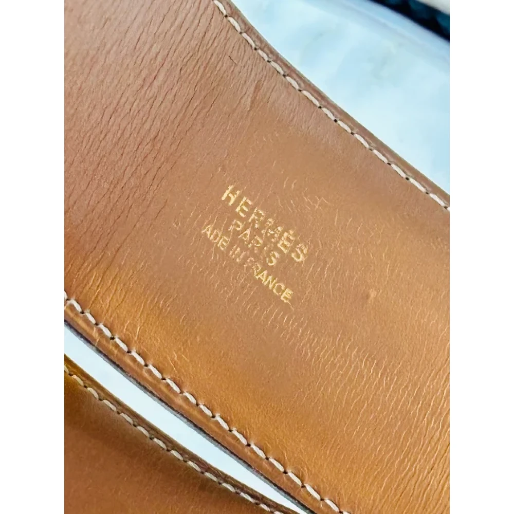 Hermès Vintage Pre-owned Leather belts Black Dames