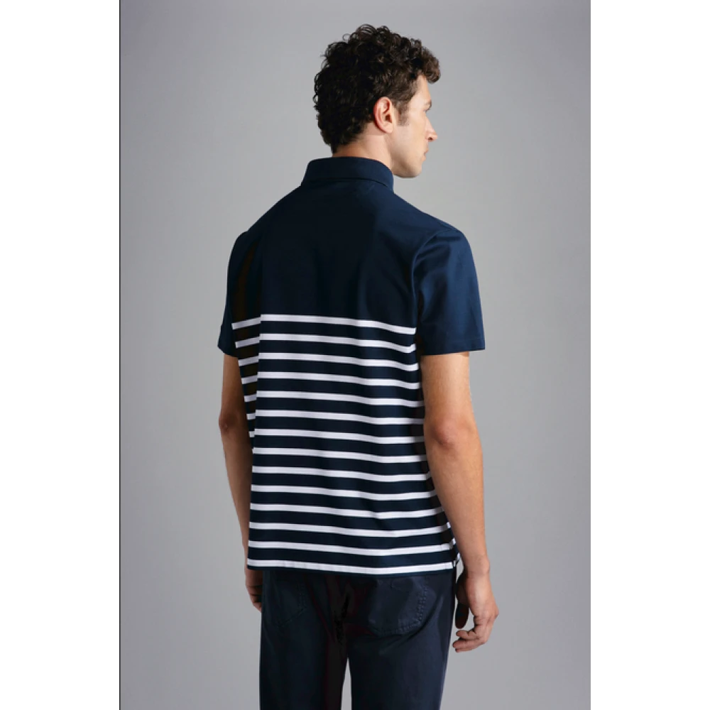 PAUL & SHARK Polo Shirts Blue Heren