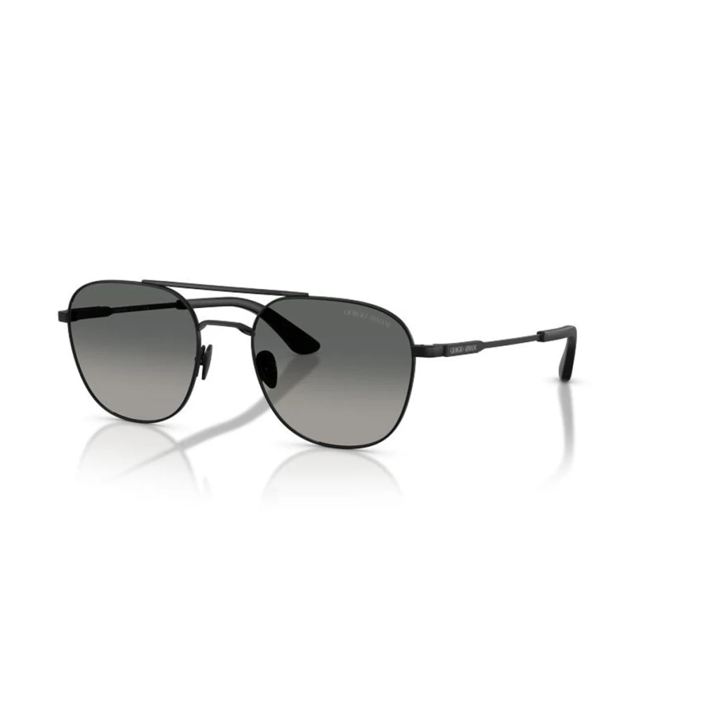 Giorgio Armani Homme Noir Accessoires, Taille: 54 Mm Square Lunettes De Soleil