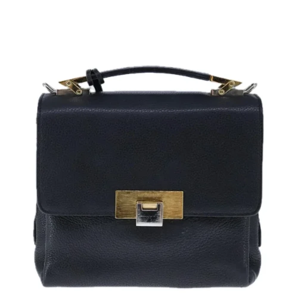 Balenciaga Vintage Pre-owned Leather handbags Black Dames