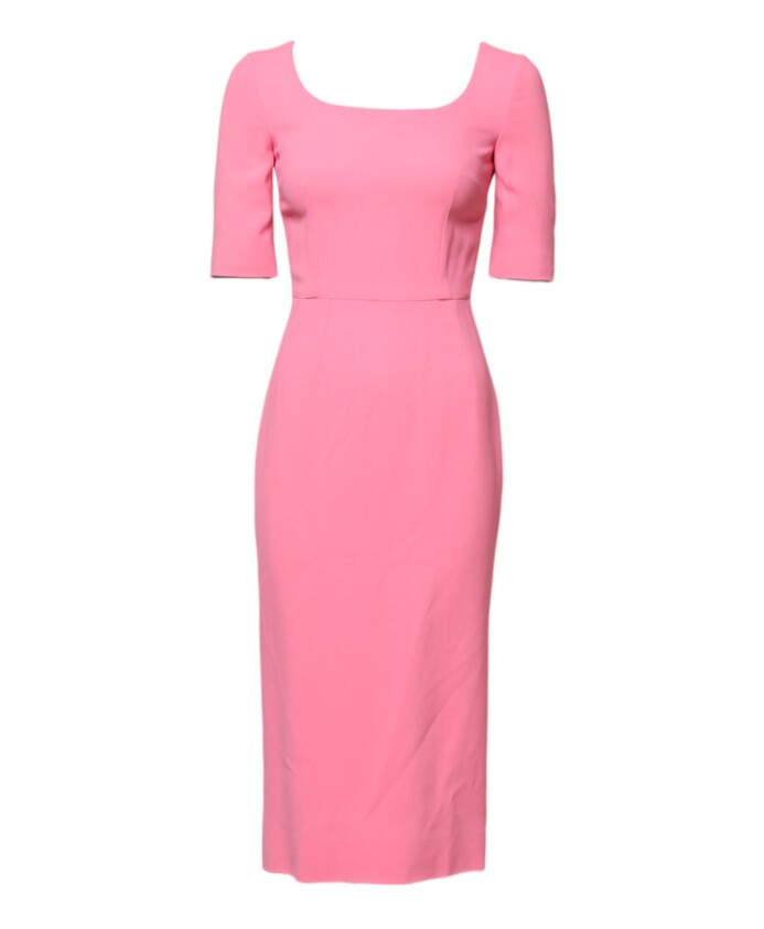robe-midi-sheath-rose