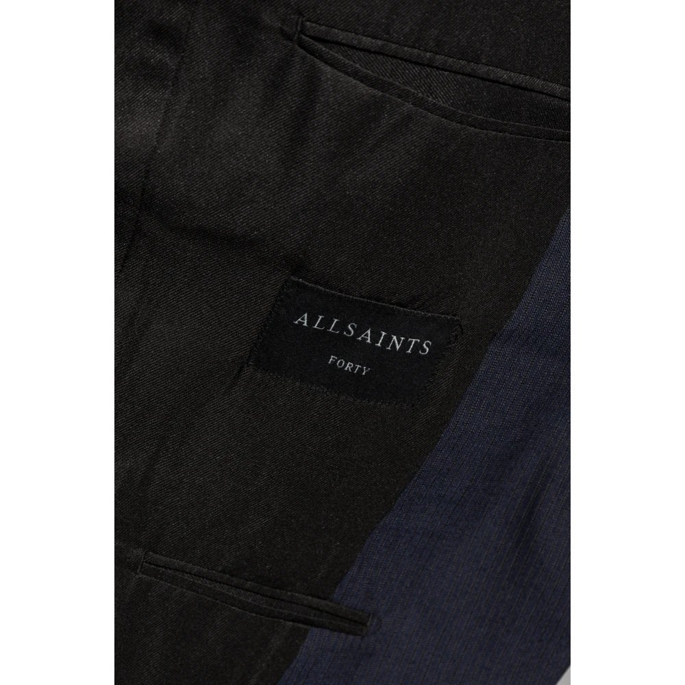 AllSaints `Howling` Blazer Blue Heren