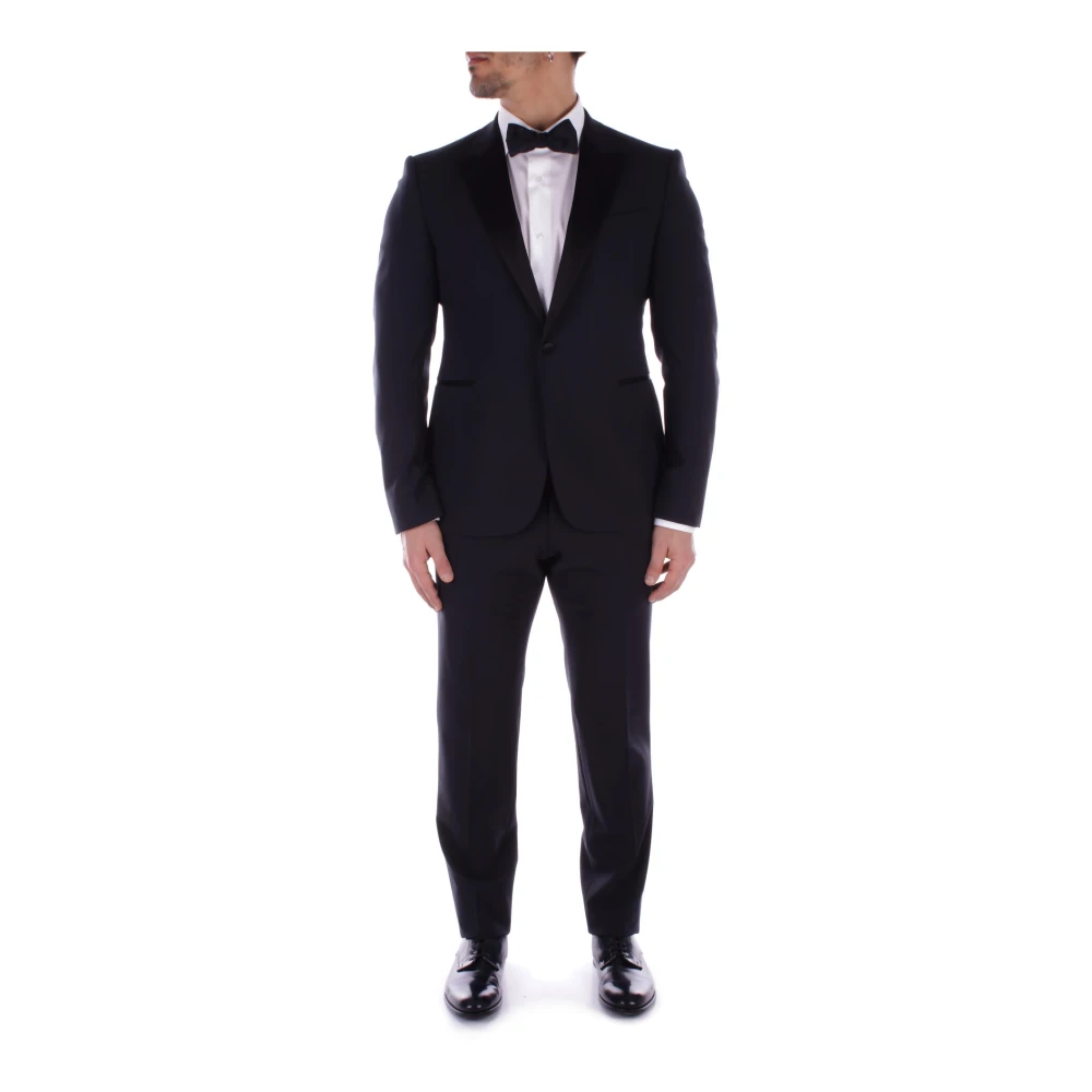 Emporio Armani Men's Blue Single Breasted Suits, 3XL, Single Breasted Suit