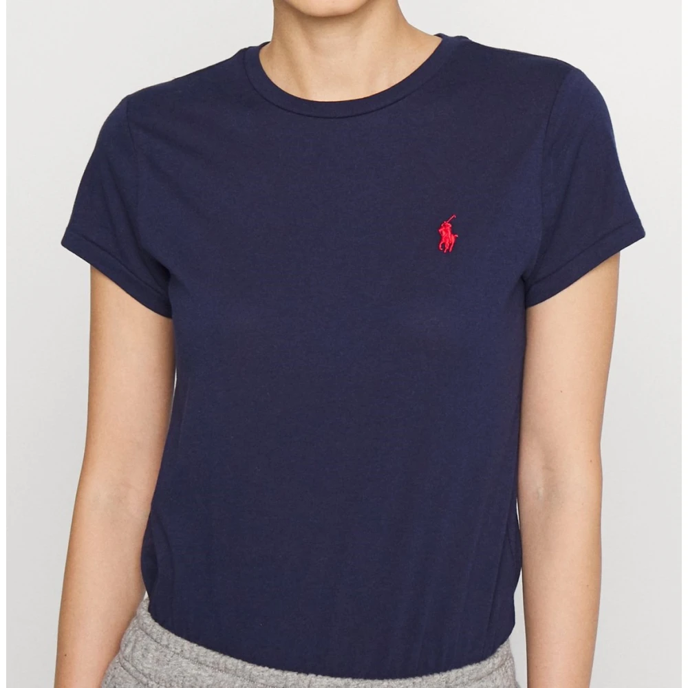 Polo Ralph Lauren Klassiek Ronde Hals T-shirt Blue Dames