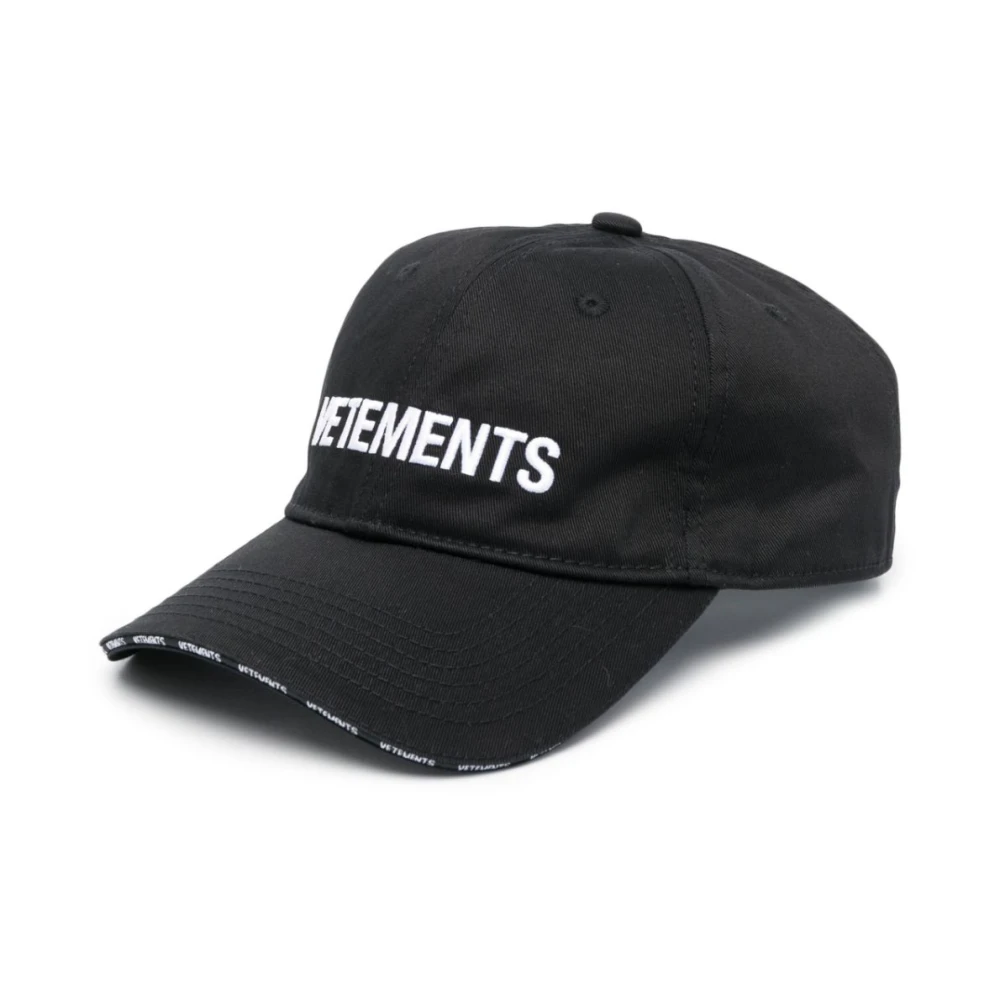 Vetements Iconische Logo CAP Black Dames