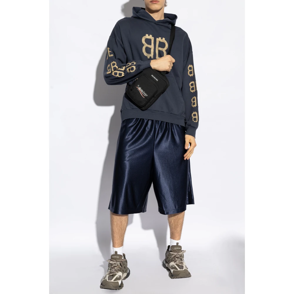 Balenciaga Katoenen Sweatshirt Blue Heren