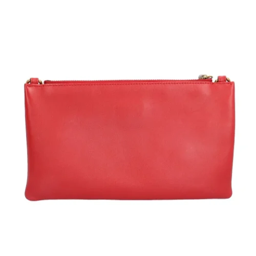 Gucci Vintage Pre-owned Fabric gucci-bags Red Dames