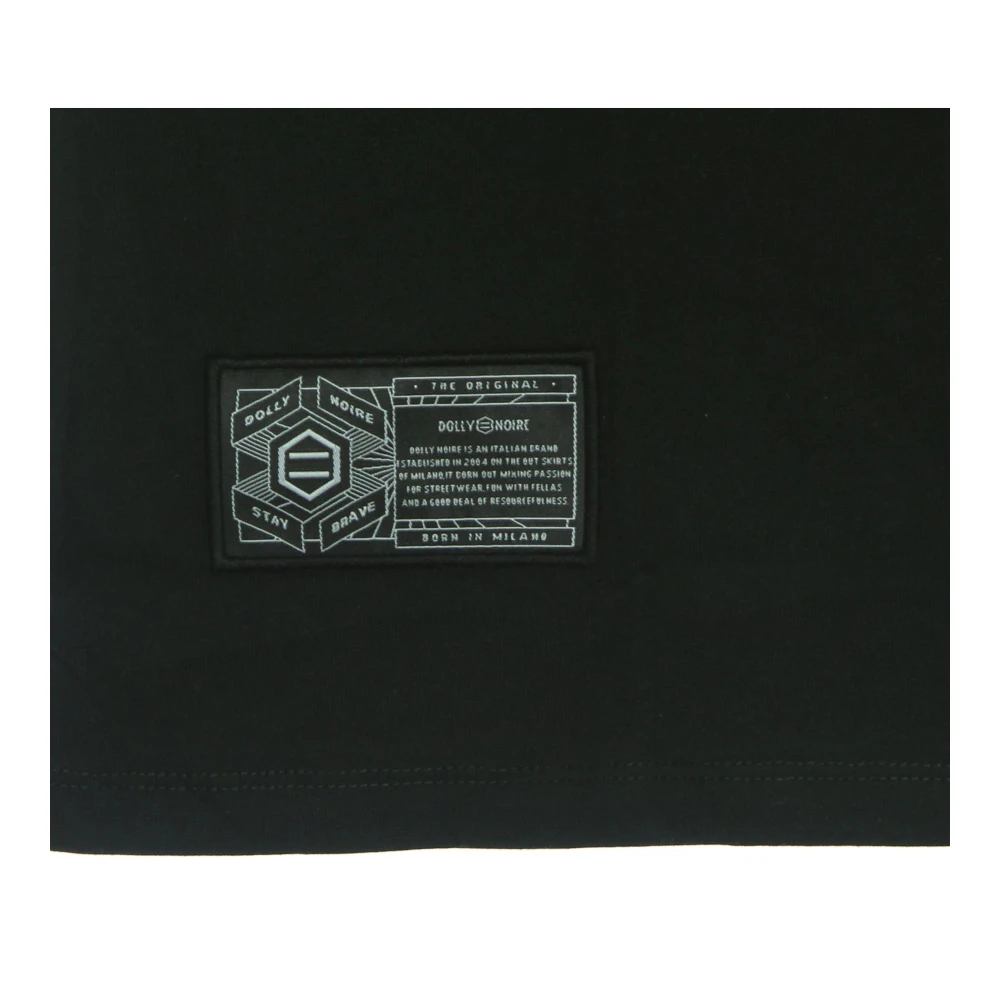 Dolly Noire Zwart Skip Foss Tee Korte Mouw Black Heren