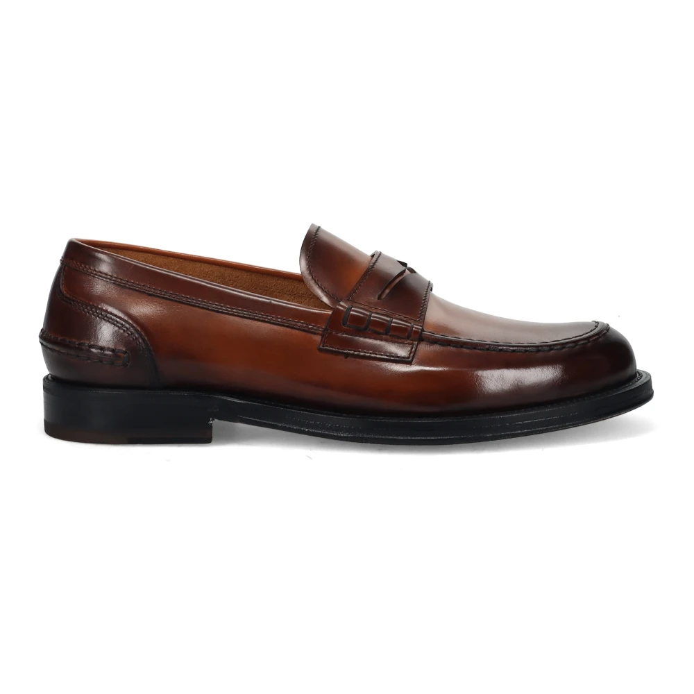 Fabi Men's Brown Loafers, 8 Uk, College Moccasin