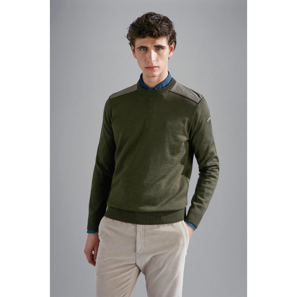 PAUL & SHARK Groene Sweater Collectie Green Heren