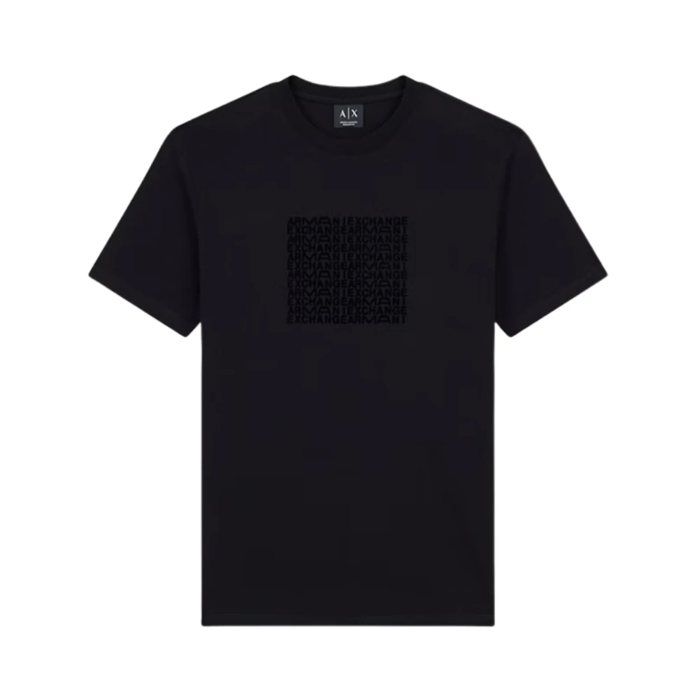 Armani Exchange Herren Armani Exchange Multiple Lettering Logo T-Shirt - Bild 3