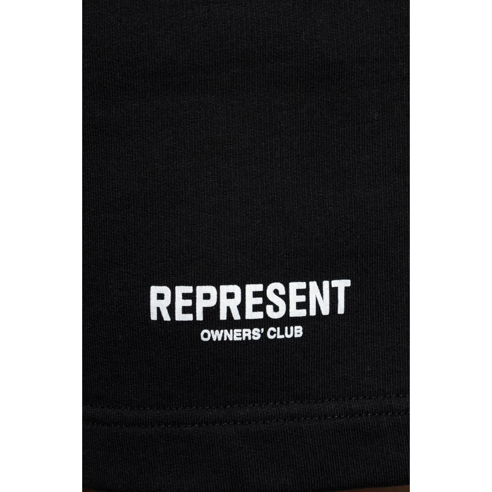 Represent Logo shorts Black Heren