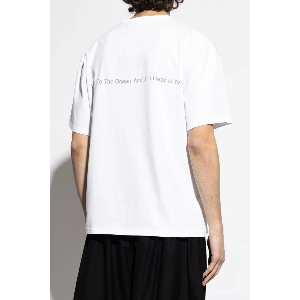 Misbhv Bedrukt T-shirt White Heren