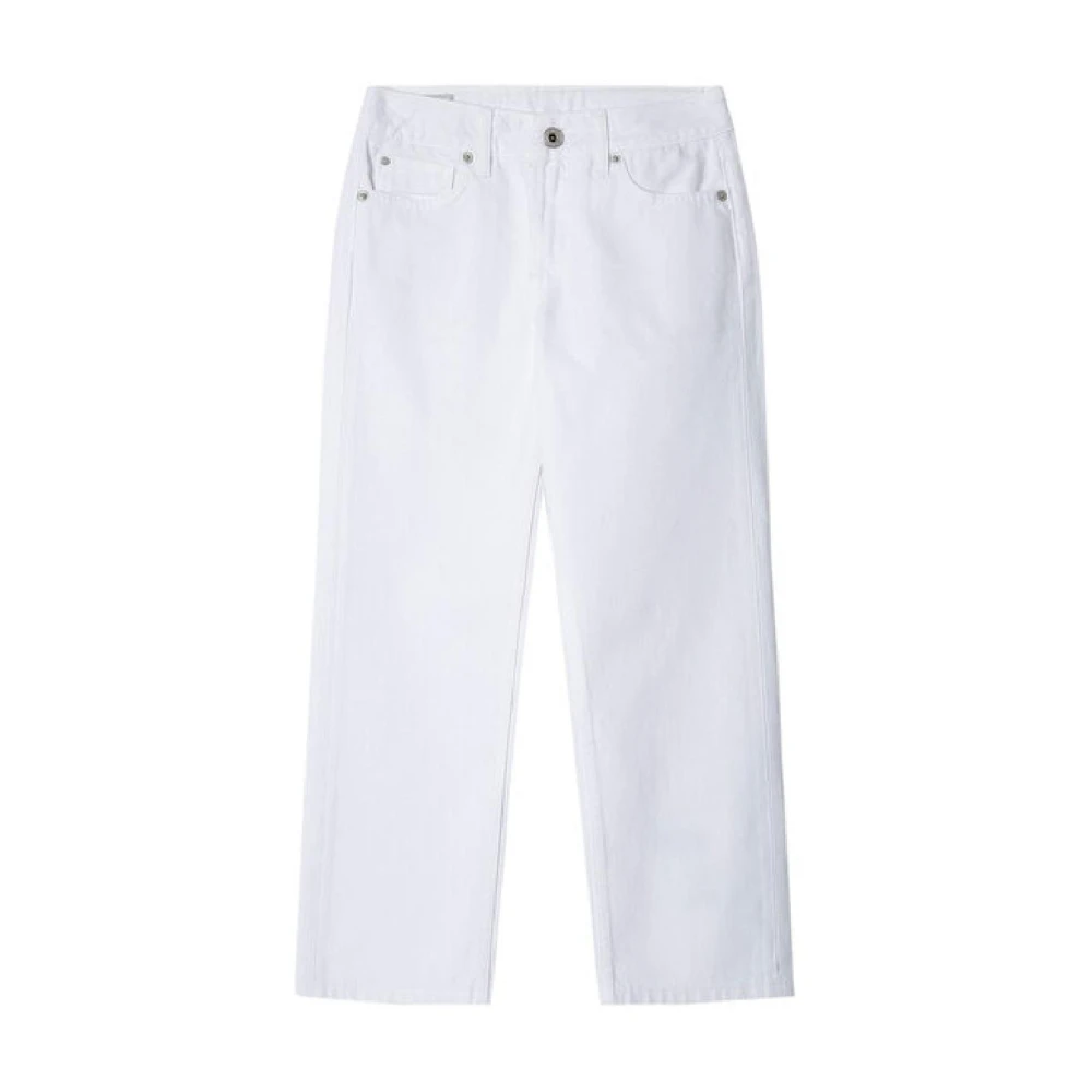 Pepe Jeans Girls White Straight Jeans - Jeans - 14 Y - Kids
