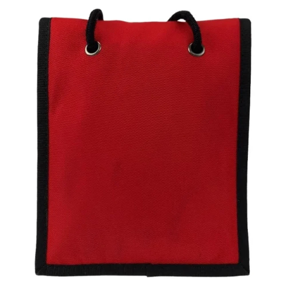 Balenciaga Vintage Pre-owned Canvas crossbody-bags Red Heren