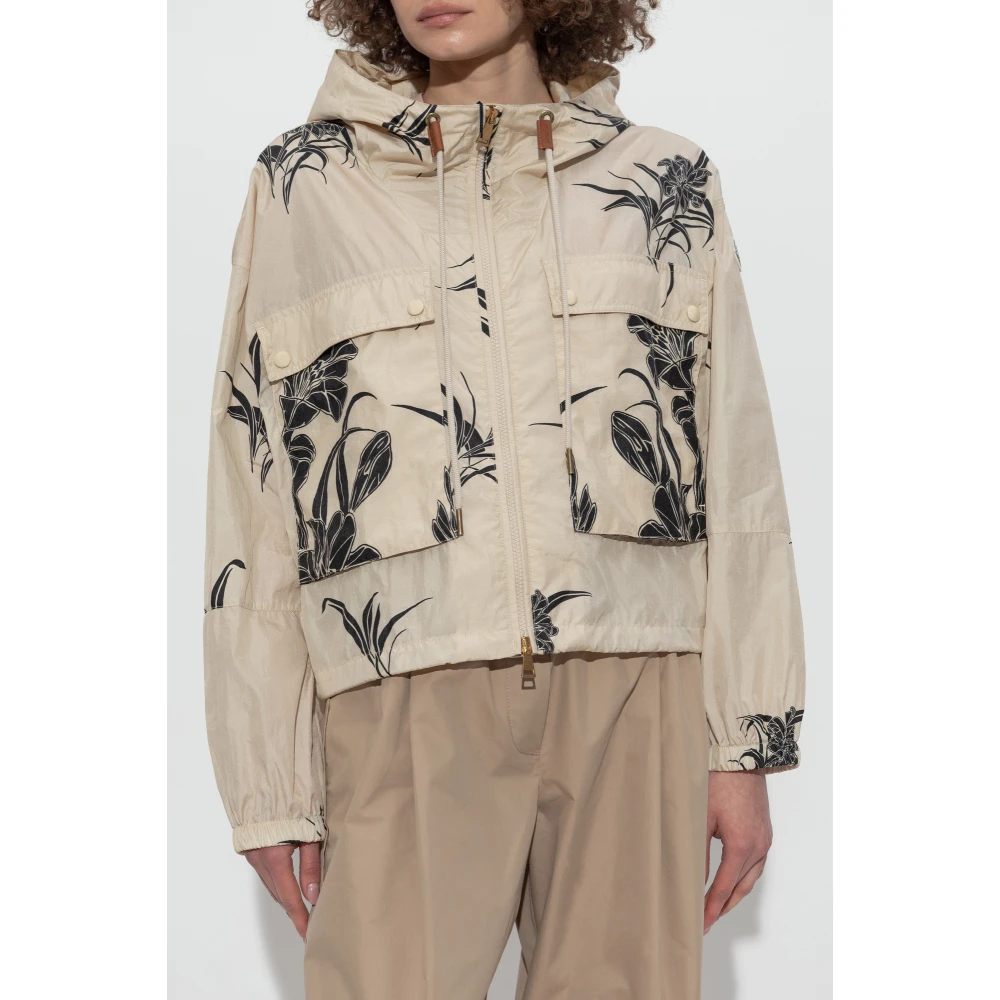 Moncler Jas Sauvan Beige Dames