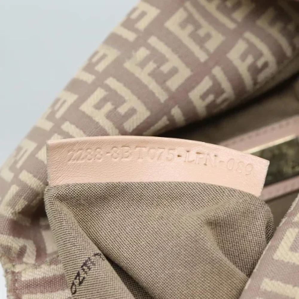 Fendi Vintage Pre-owned Canvas fendi-bags Beige Dames