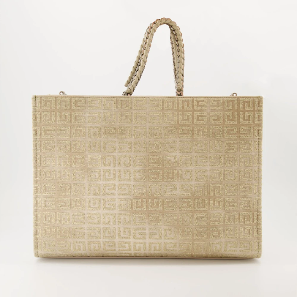 Givenchy Chique Tote Bag met Geborduurd Logo Yellow Dames