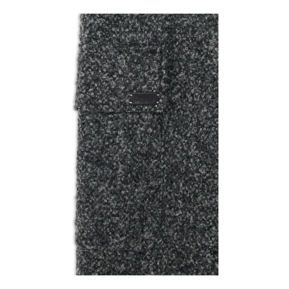 Drole de Monsieur Chiné Tweed Broek Gray Heren
