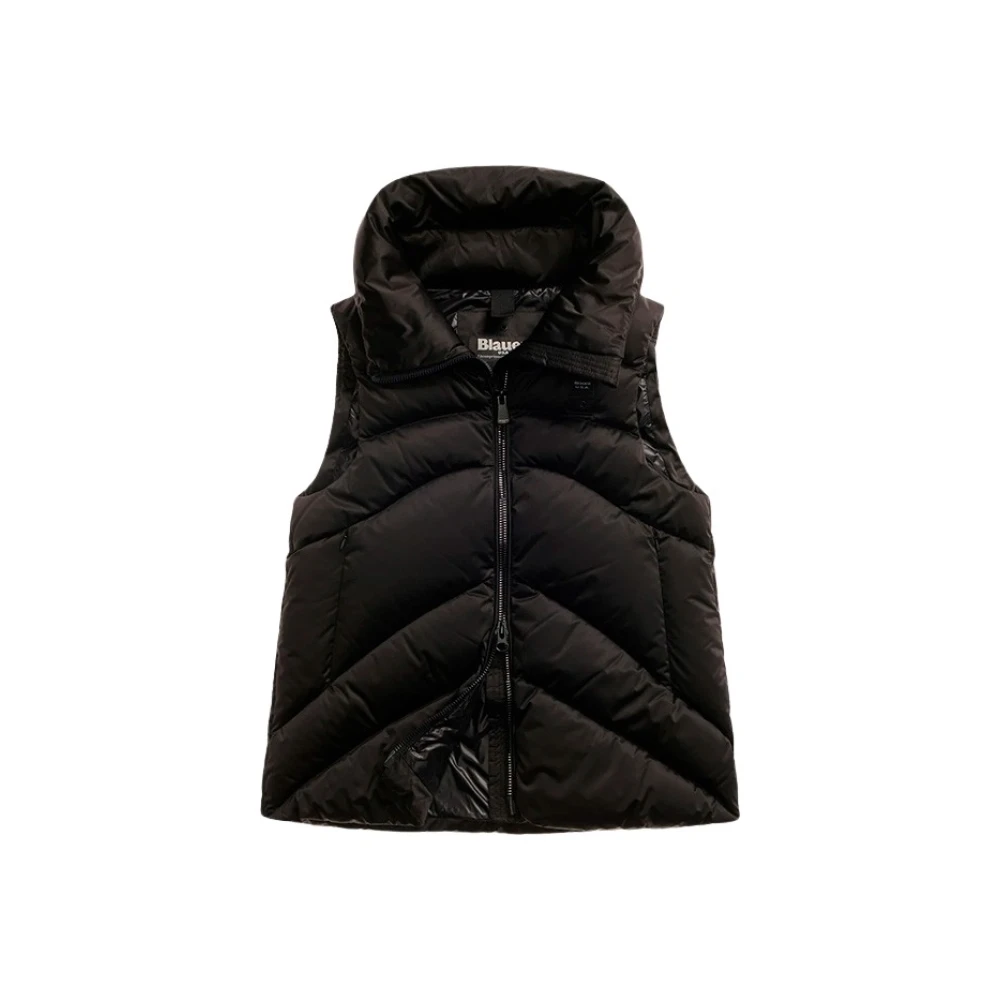 Blauer Damen Schwarz Jacken, K, Xsgröße: