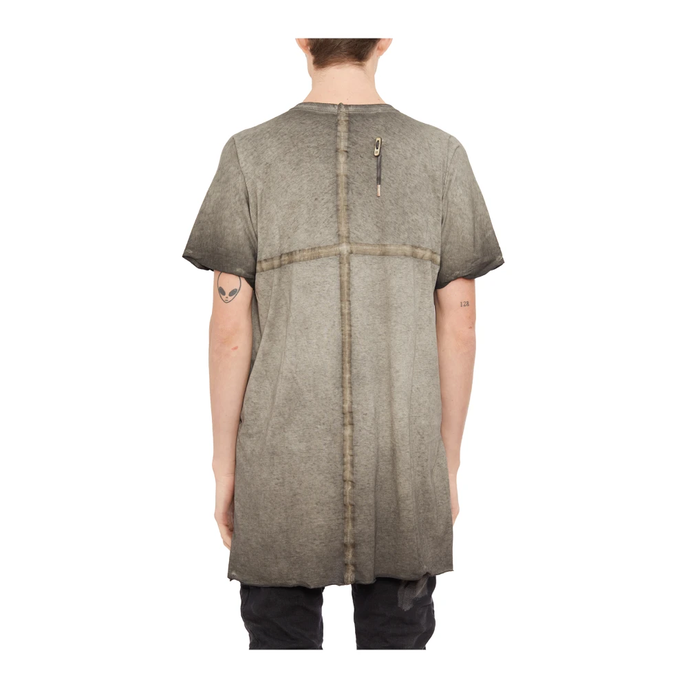 Boris Bidjan Saberi Katoenen T-Shirt Gray Heren