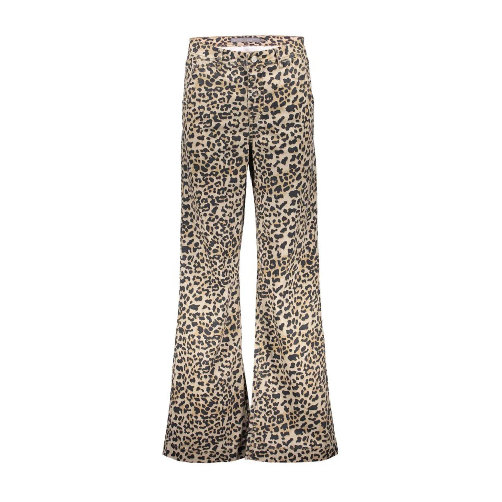 Geisha Jeans met Luipaardprint Multicolor Dames