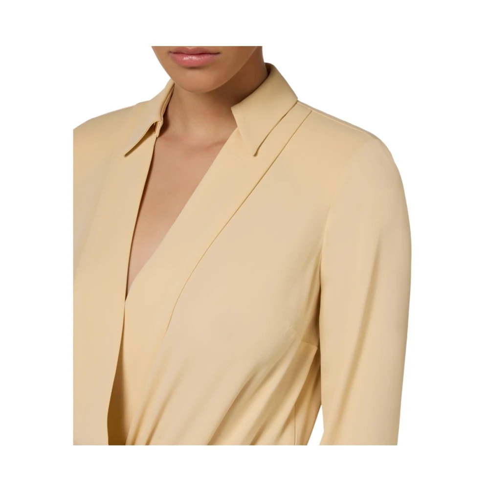 Elisabetta Franchi Body Blouse Beige Dames