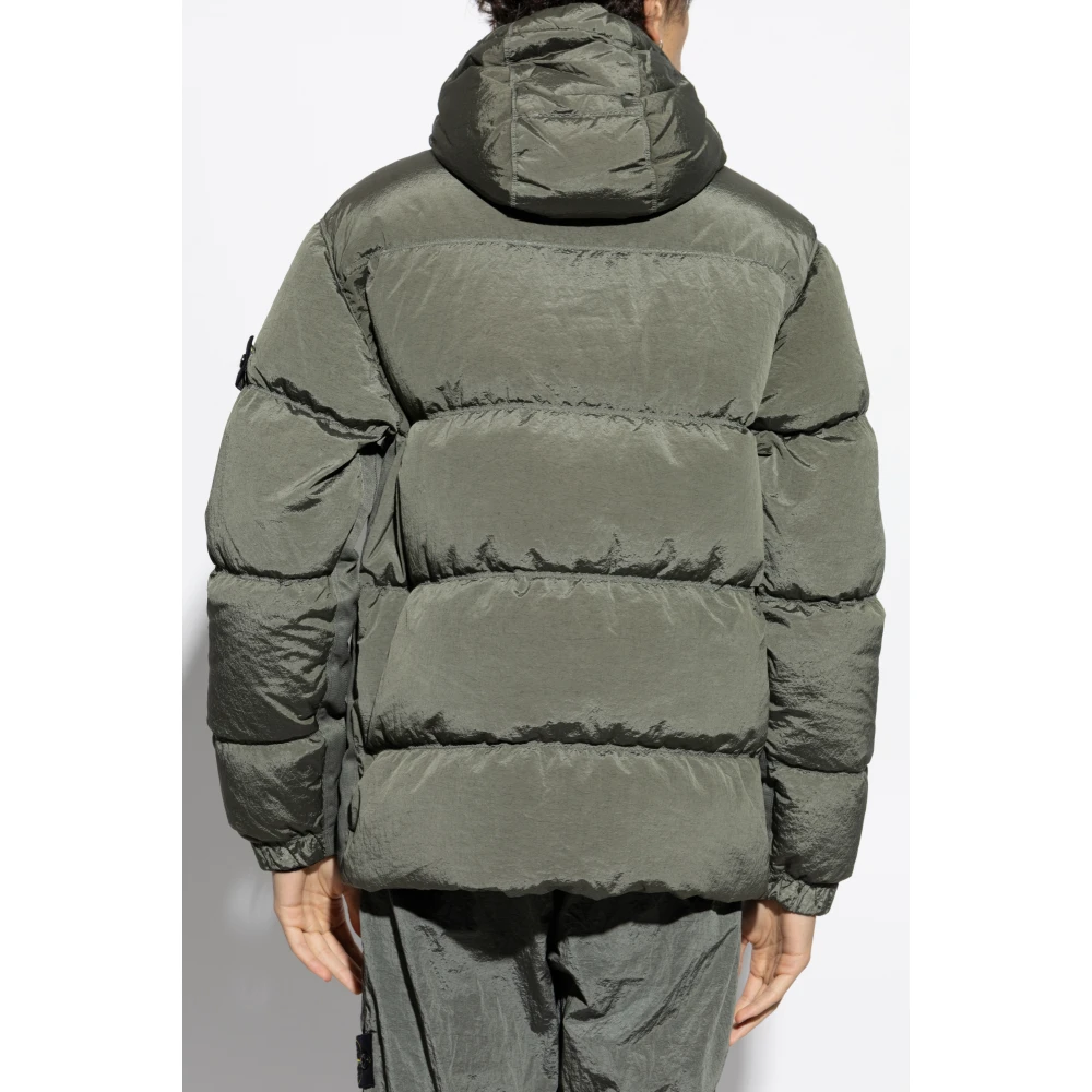 Stone Island Donzen Jas van de Nylon Metal Collectie Green Heren