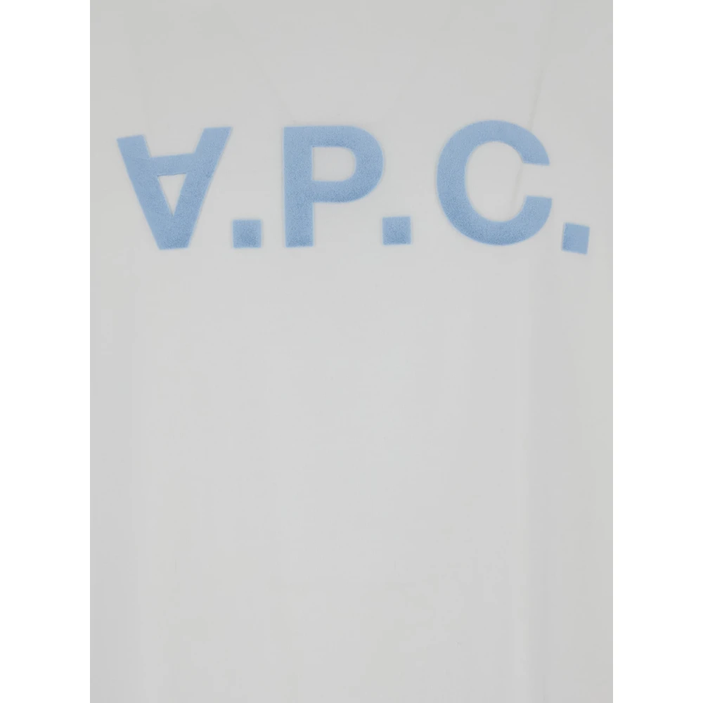 A.p.c. Witte T-shirt Over Polos White Heren